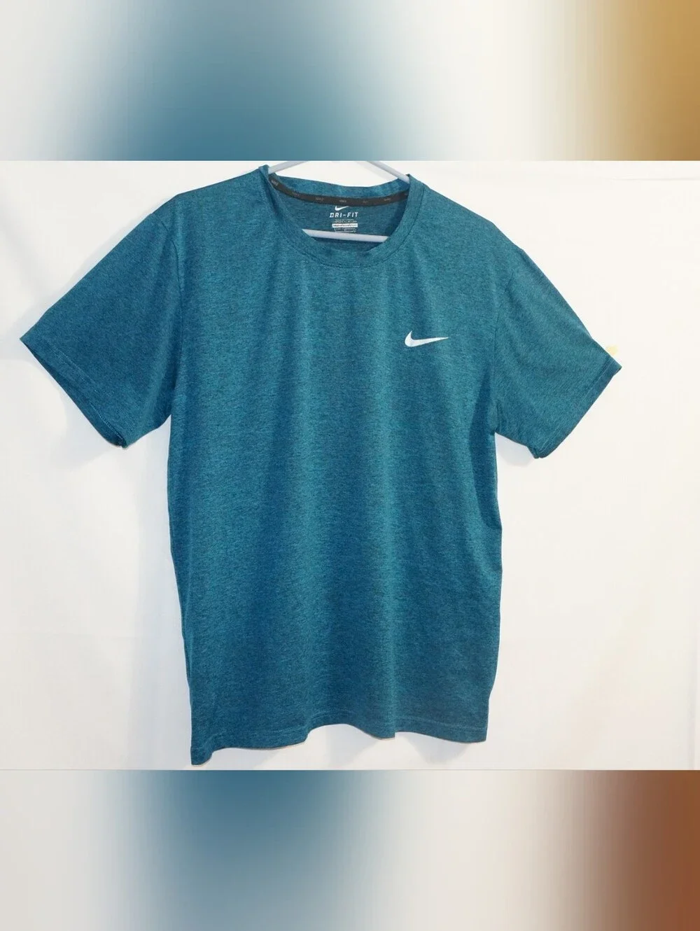 Nike Swim Dri-Fit Men’s Teal Shirt UPF 40+ Size XL